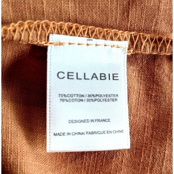 NWT CELLABIE Soft Orange Embroidered  Hi-Low Tunic Size 2XL - Picture 4 of 6